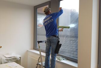 Baureinigung durch die Firma GLASKLAR Gebäudereinigung