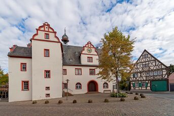 Altes Rathaus in der Altstadt von Pfungstadt