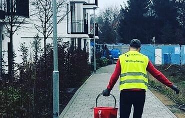 Winterdienst der GLASKLAR Gebäudereinigung