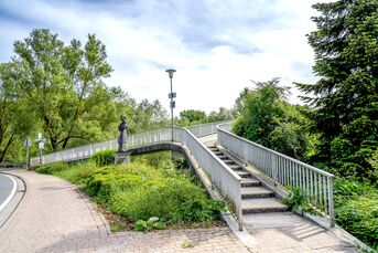 Martin-Roth-Brücke über den Altrhein in Riedstadt-Erfelden