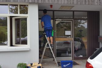 GLASKLAR Gebäudereinigung im Einsatz