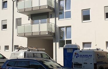 Baureinigung durch die Firma GLASKLAR Gebäudereinigung